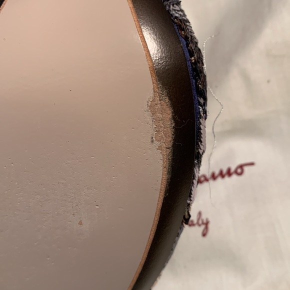 SALVATORE FERRAGAMO Colorblock Sequin Pumps - Picture 9 of 14